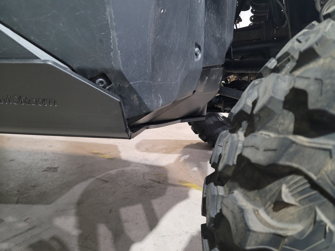 Trail Armor Polaris RZR XP PRO Full Skids with Integrated Sliders or Trimmed for Extreme Kick Out Nerf Sliders 2020 - 2025