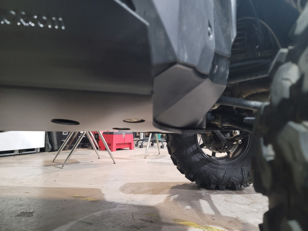 Trail Armor Polaris RZR XP PRO Full Skids with Integrated Sliders or Trimmed for Extreme Kick Out Nerf Sliders 2020 - 2025