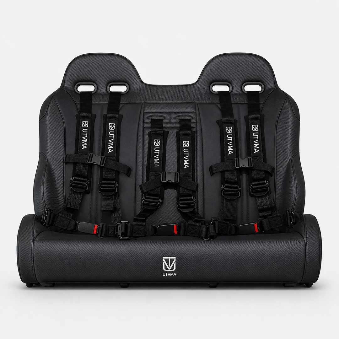 Rear Bench Seat W Harnesses for RZR 4 1000/900 (2014-2023)