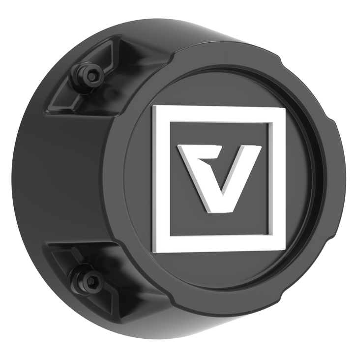 VCAP1 TALL CAP WHITE LOGO 35MM SATIN BLACK