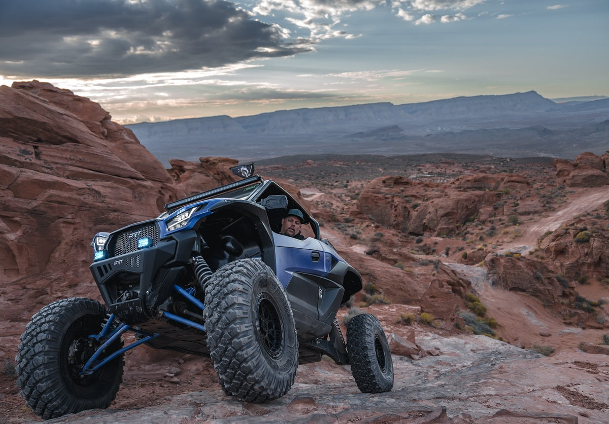 UTV on an off-road trail