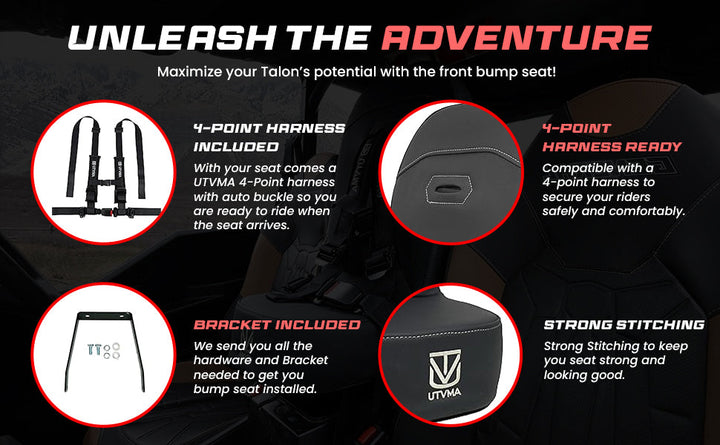 Honda Talon 2 Bump Seat (2019+)
