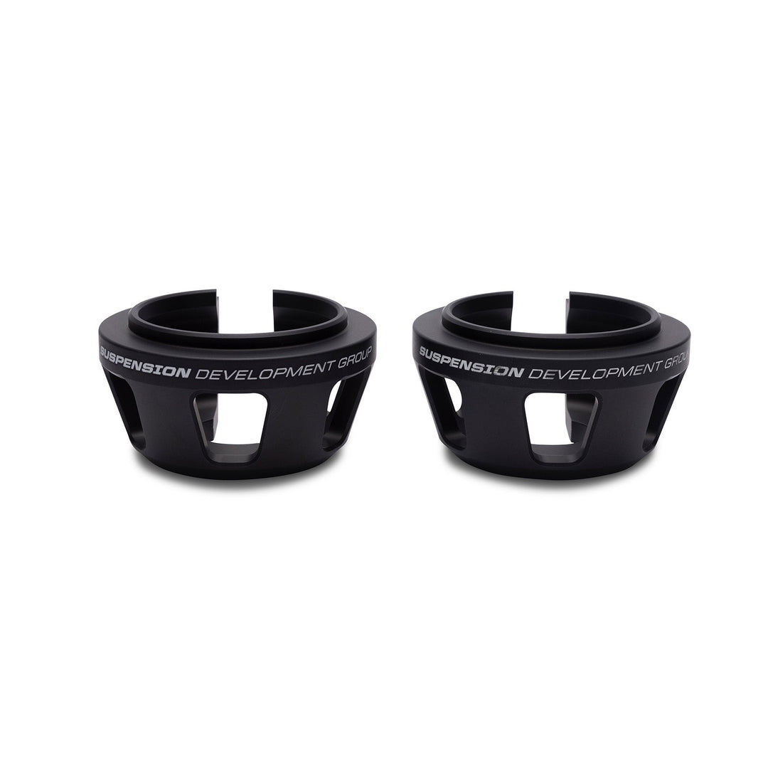 SDG Front Lower Billet Spring Hats | Polaris RZR - Pro R & Turbo R