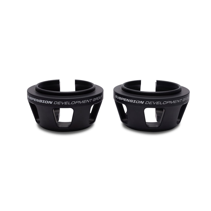 SDG Front Lower Billet Spring Hats | Polaris RZR - Pro R & Turbo R