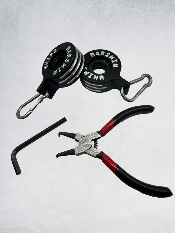 Marshin Whips 1/2" Rotating Flag Clips | NON-LED Day Whips ONLY | V2 Series