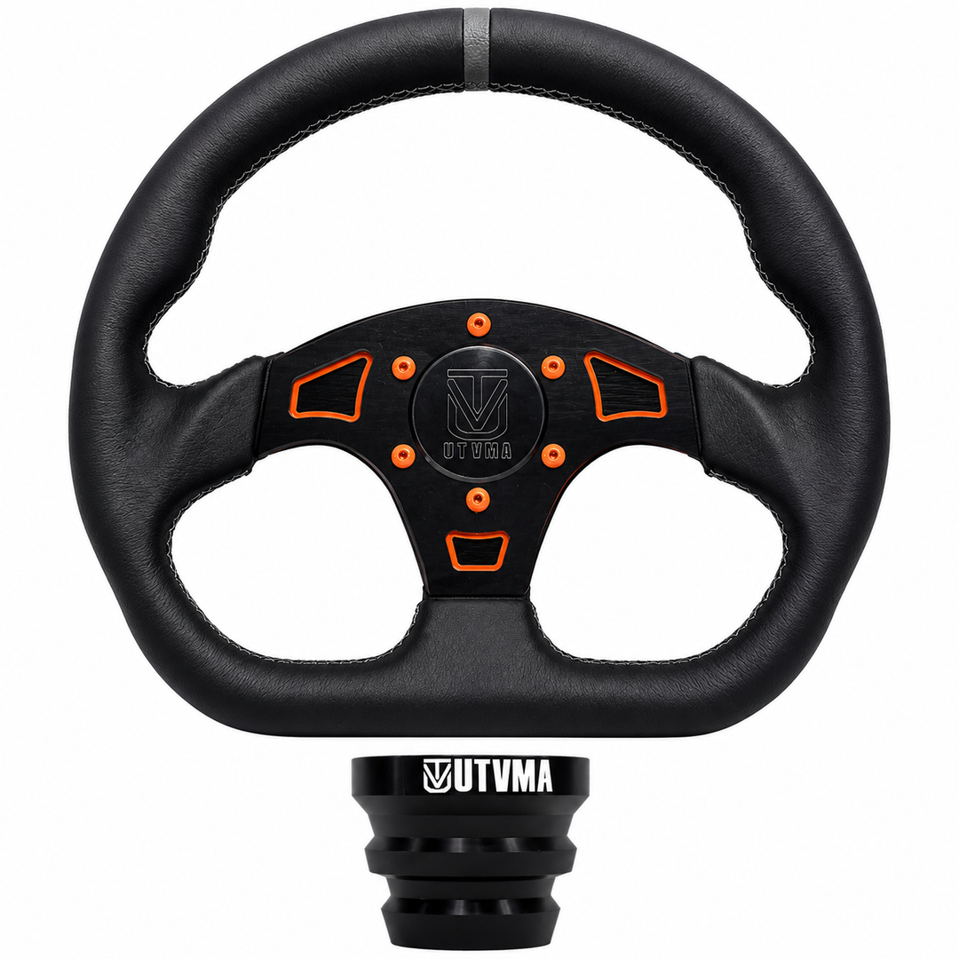 UTVMA DriftX Leather Steering Wheel With Hub