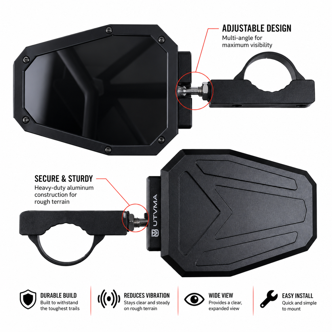 UTVMA Side View Mirrors