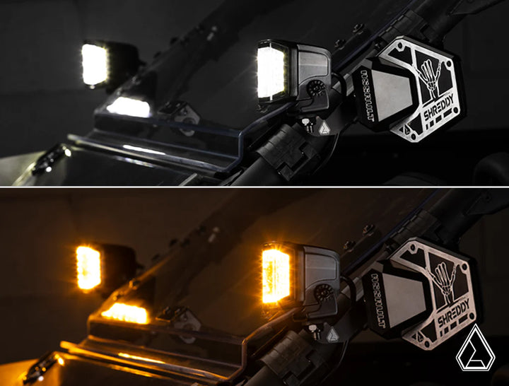 Assault Industries 3" White and Amber LED Pod Lights