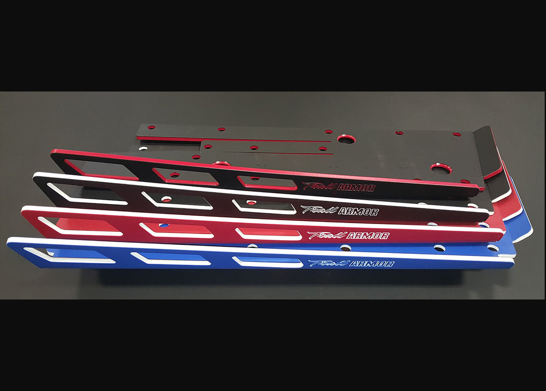 Trail Armor Polaris RZR XP PRO Full Skids with Integrated Sliders or Trimmed for Extreme Kick Out Nerf Sliders 2020 - 2025