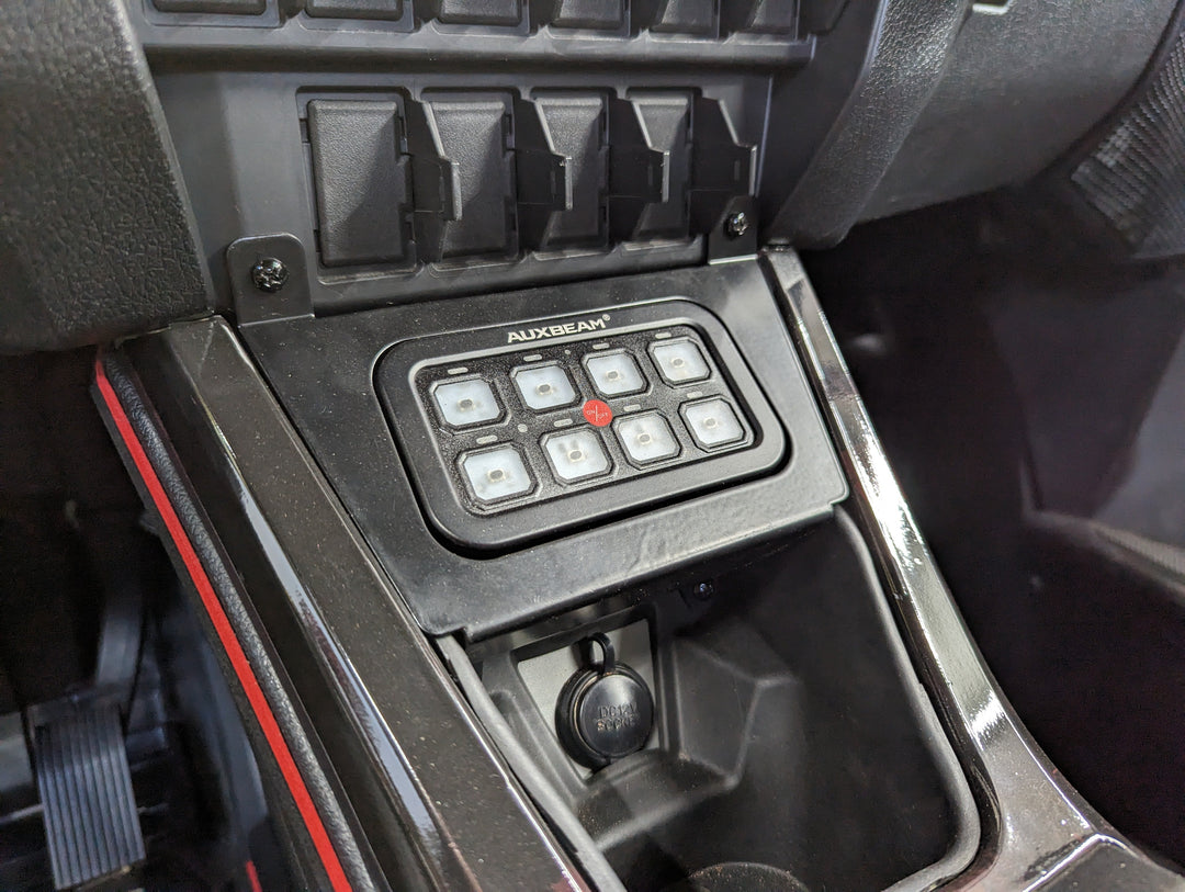 Polaris RZR Pro R Auxbeam 8-Gang Switch Panel Mount (2020–2024)