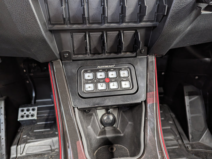 Polaris RZR Pro R Auxbeam RA80XL Switch Panel Mount (2020–2024)