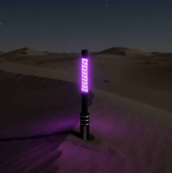 Game Changer LED Whip - Vibrant Purple Single