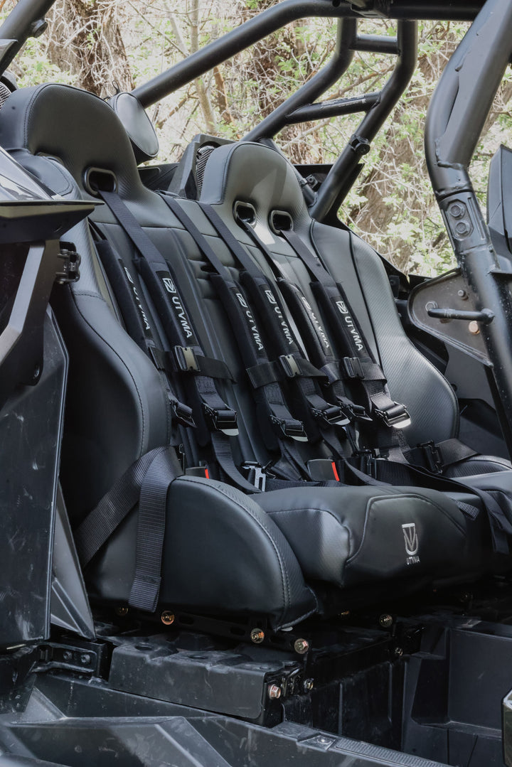 RZR 4 PRO (Turbo R, Pro R, Pro) Rear Bench Seat W Harnesses (2020-2024)