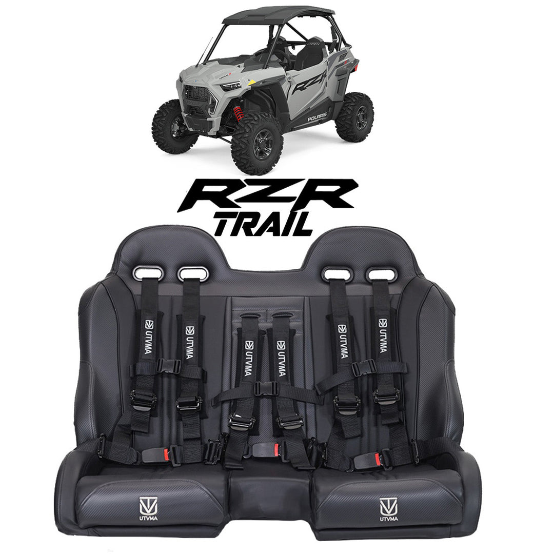 RZR 900/1000 Trail Front Bench Seat with Harnesses (2015+)