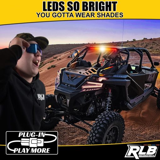 Polaris RZR LED Chase Light - San Felipe (Amber/White)
