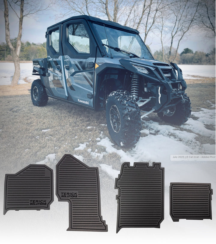 Kawasaki Ridge Crew Rubber Floor Mats