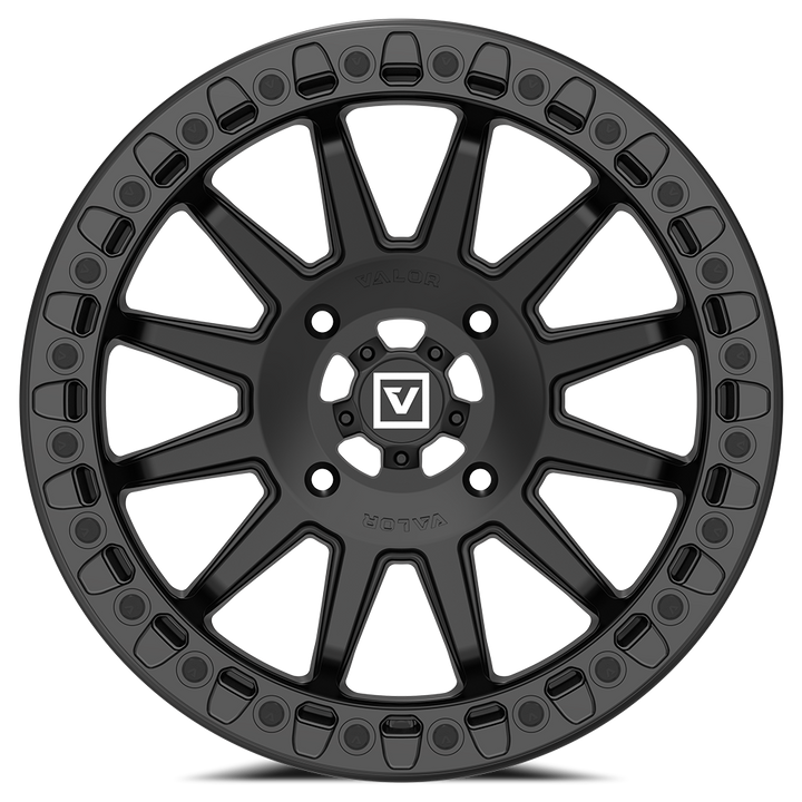 V09 BEADLOCK 17X8 +40 4X156 SATIN BLACK