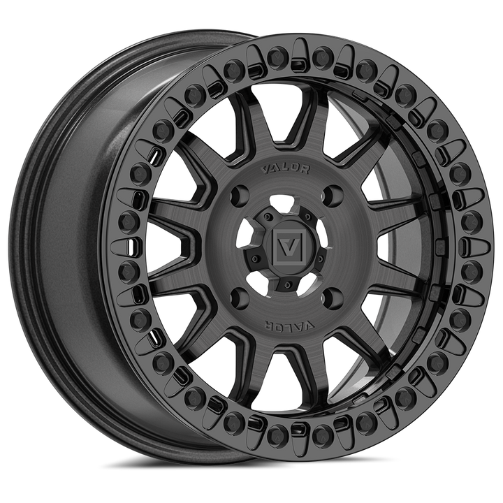 V09 BEADLOCK 15X7 +40 4X137 BRUSHED CHARCOAL