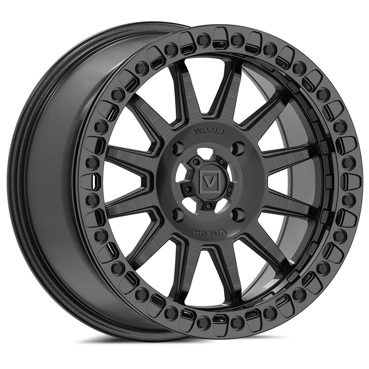 V09 BEADLOCK 17X8 +40 4X137 BRUSHED CHARCOAL