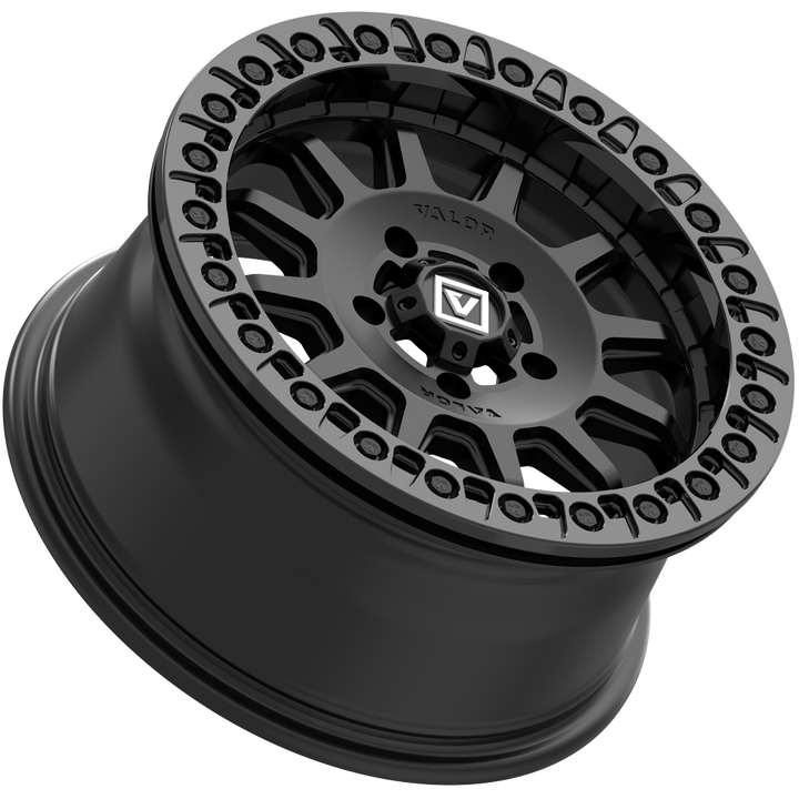 V09 BEADLOCK 15X7 +40 4X156 SATIN BLACK