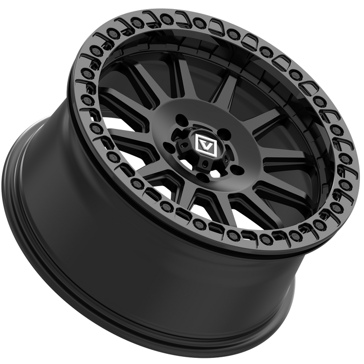 V09 BEADLOCK 17X8 +40 5X114.3 SATIN BLACK