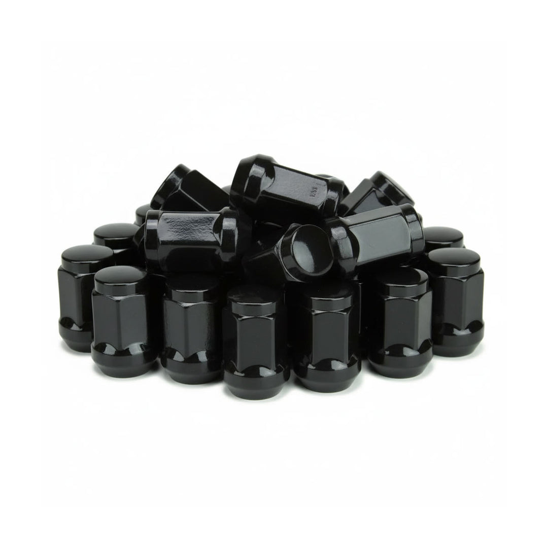 10X1.25 BULK 100pcs 14MM HEX 1.11" BLACK