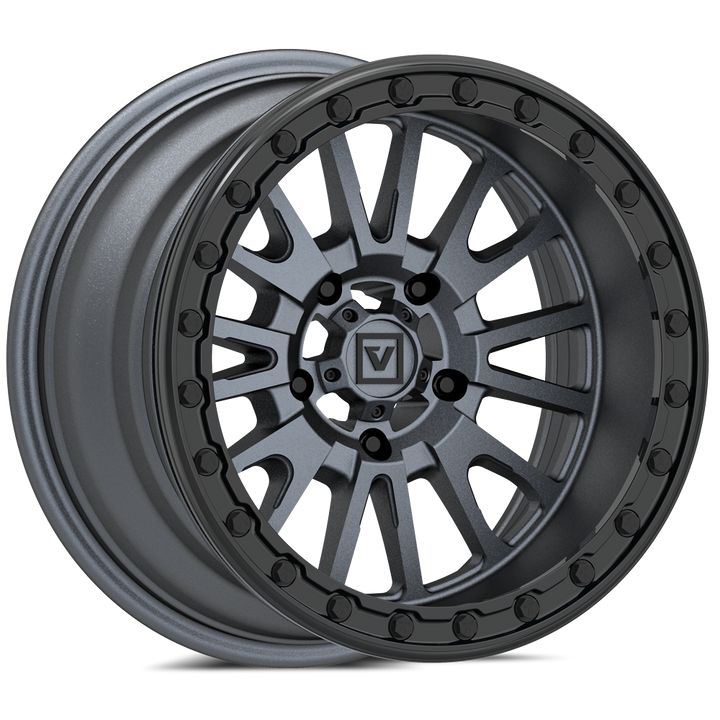 V16 BEADLOCK 15X8 -12MM 5X114.3 SATIN GUNMETAL