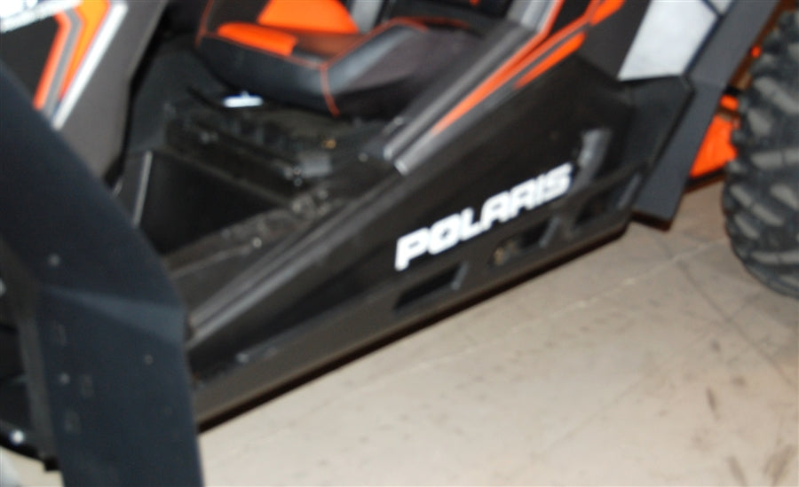 Trail Armor Polaris RZR XP 1000 (including the High Lifter, Trails and Rocks, Sport, Premium, Ultimate Editions), RZR XP Turbo, RZR 1000 XP Turbo S and Turbo S Velocity Full Skids with Slider Nerfs or Nerf for Extreme Kick Out Steel Sliders