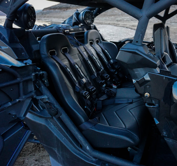 Maverick X3 Rear Bench Seat W Harnesses (2017+)