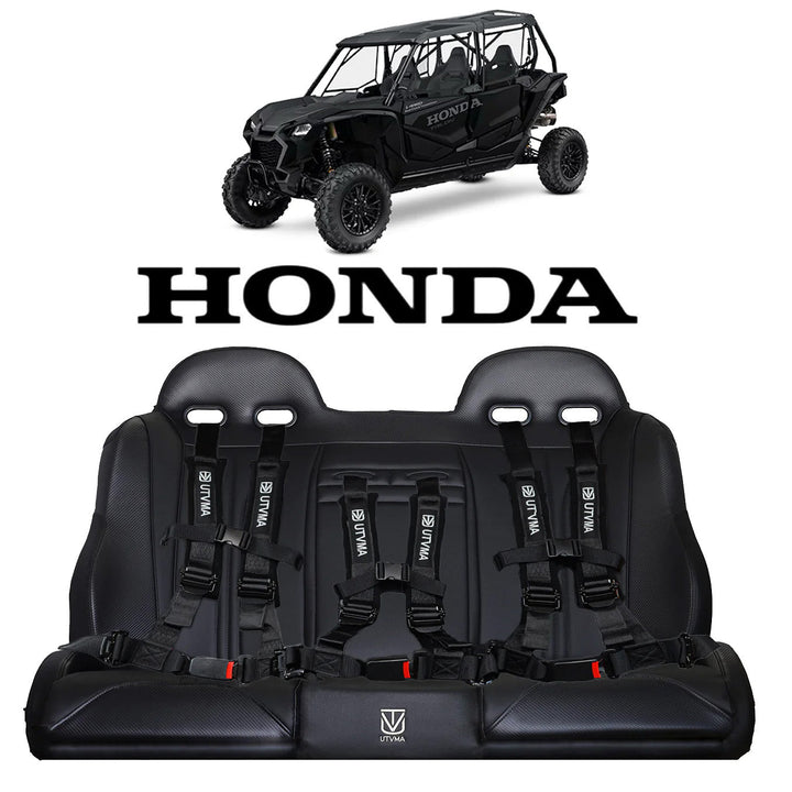 Honda Talon 4 Rear Bench Seat W Harnesses (2019+)